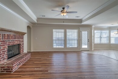 Living Room FP / abundance of natural light