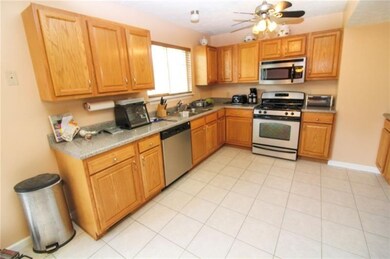 Kitchen with stainless appliances