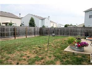 Yard. Fully fenced backyard with lots of room to play.