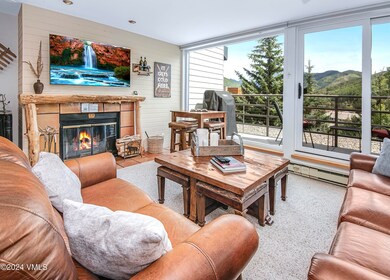 Living Room Wood Burning Fireplace