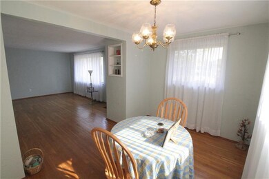 Dining room open to the living room.