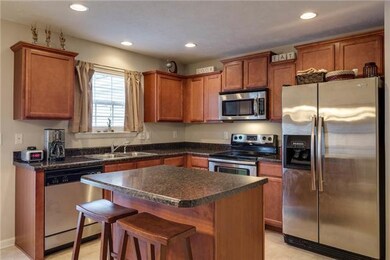 Spacious kitchen with an island!