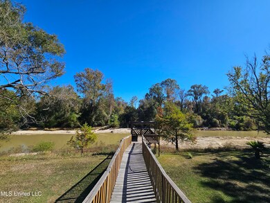 Walk way to the river