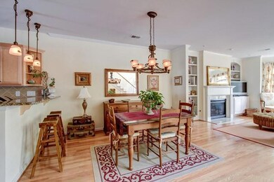 Adjoining the family room is a formal dining area or use as it as an expansion of the living room. 