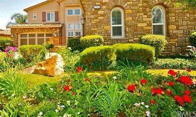 Richly landscaped yard
