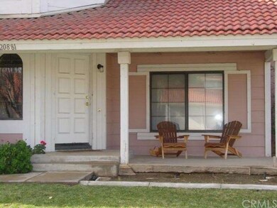 cozy front porch area