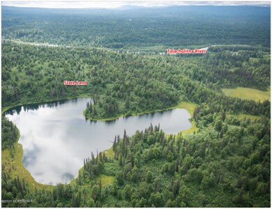 Lake on State Land above property