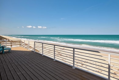Huge balcony on beach