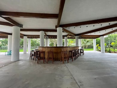 Downstair huge bar with stools