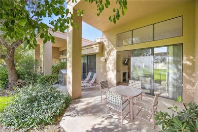Looking into the back patio
