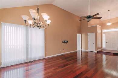 The dining area that combines with the living room