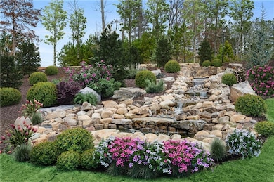 Beautiful Waterfall in Front Yard