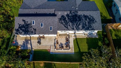 Aerial view yard
