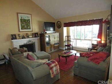 Cathedral Ceiling Living Room, Fireplace, Oversize