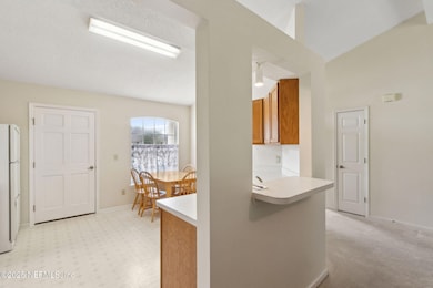 Kitchen view towards front of house.