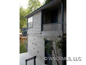 Left side of boathouse
