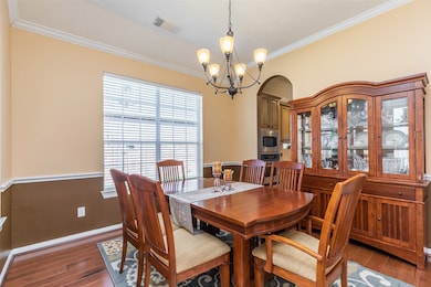 Second view of the formal dining room.
