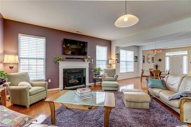 Breakfast bar opens to family room.  Infrared set 