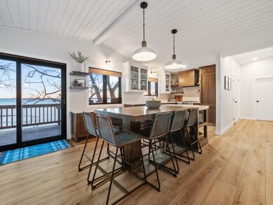 Large Center Island - Wood & Quartz