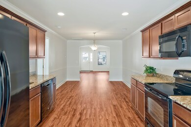 Spacious dining area