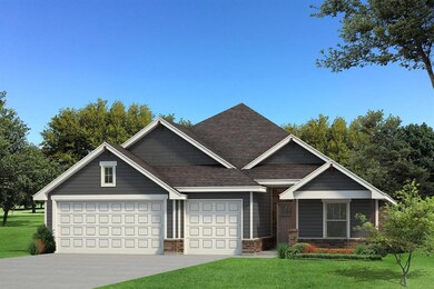 View of front of house with brick siding, roof wit