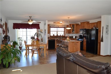 Open floor plan allows for easy entertaining