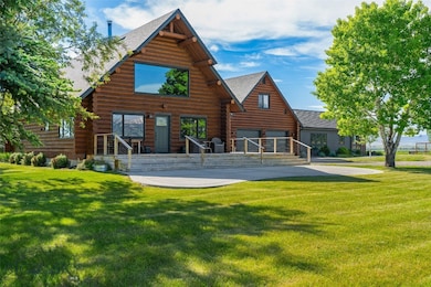 Mature trees all around the main house