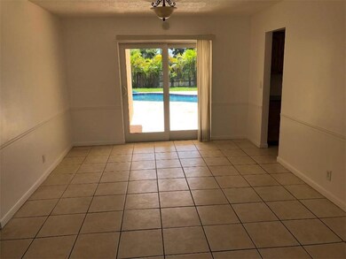 Impact sliding door in Dining Room that leads to c