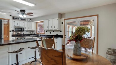Dinette Room looking onto the Kitchen and Sun Room
