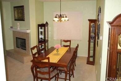 Dining area open floor plan which flows into the f