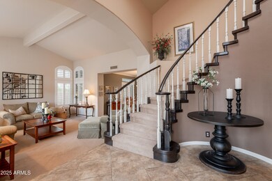 View from entry to living room.