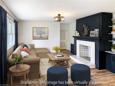 virtually staged den