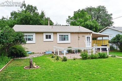 Rear of house