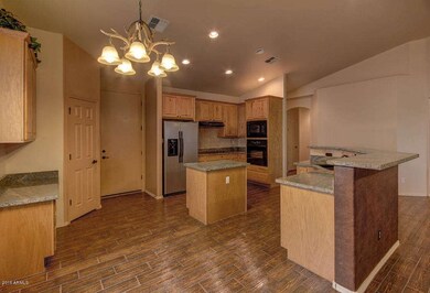 Hickory cabinets!