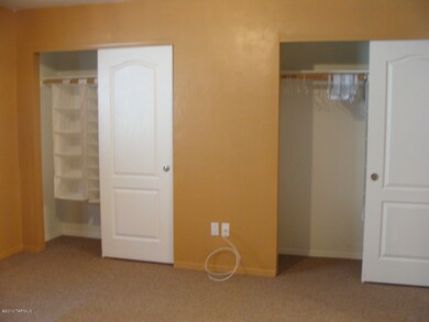 Double Closets in Master Bedroom