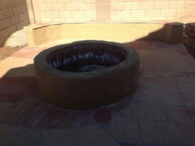 FIRE PIT AND SEATING