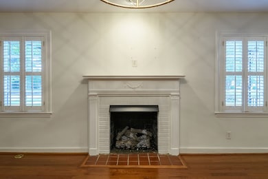 Gas Burning Logs in Family Room