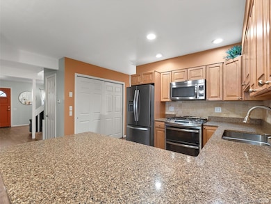Kitchen: great counter space, ample storage, and an updated look.