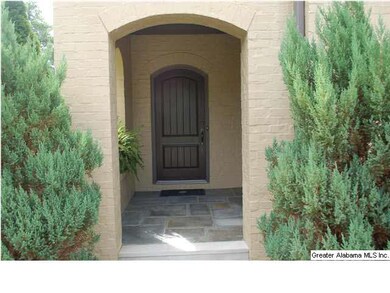 Arched entryway welcomes you home.
