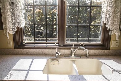 Quality counter tops and sink overlooking a great 
