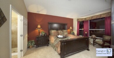 master bedroom model: Photo is of this same plan of the model home. Options and upgrades will vary to subject home.