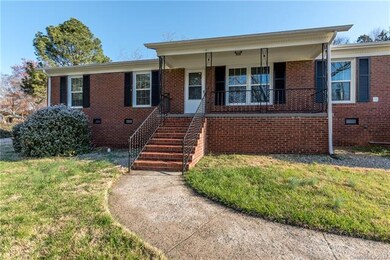 Rocking Chair front porch welcomes guests!