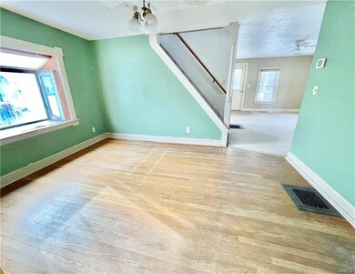 Entering the dining room from the kitchen.