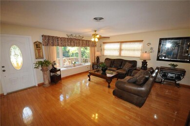 Gorgeouse hardwood flooring throughout main living
