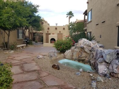 fountain in courtyard