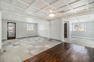 Entryway and living room