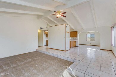 Living Room Flows Easily Into Kitchen