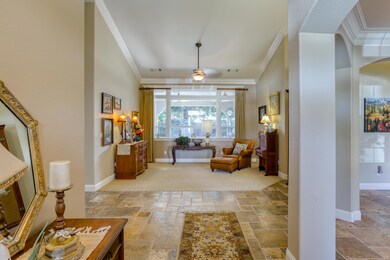 Entry to living room