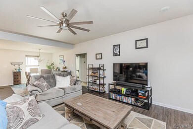 CEILING FAN, OPEN TO KITCHEN, DINING AREA