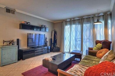 An open floor plan with sliders letting in lots of